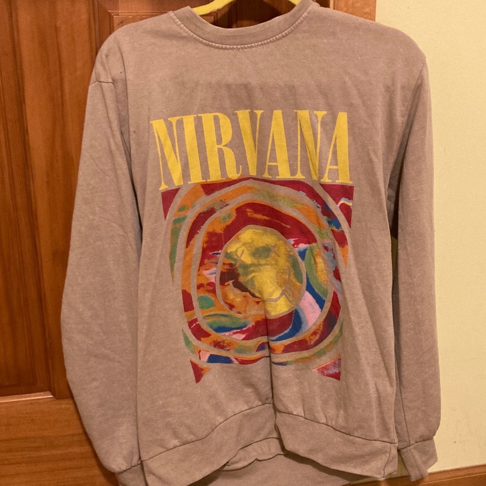 NIRVANA Crewneck - Gray oversized